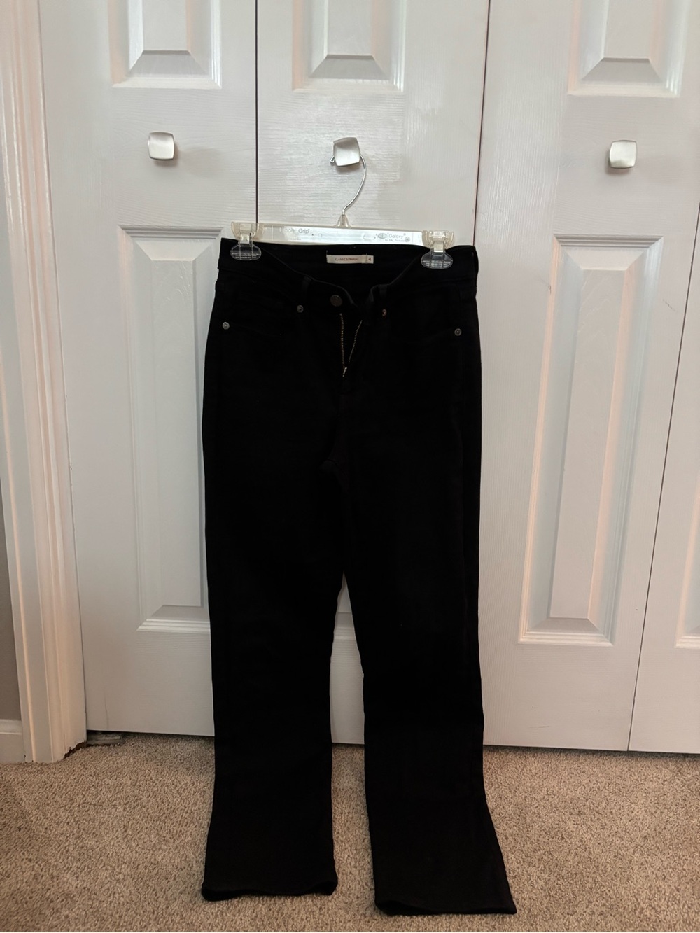Levi's Black Straight Leg Women's Jeans